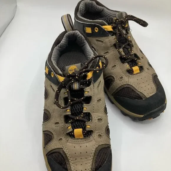 NEW-no tag-Timberland Hiking‎ Walking Shoes Size 4 Boys B70 NWOT - Picture 5 of 7